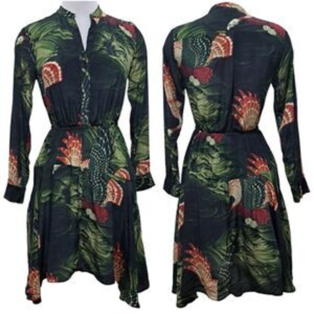 All Saints Martina Swoop Dress EUC size 4 (US)